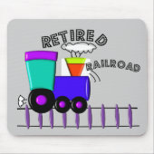 Giften van treinpersoneel in ruste muismat (Voorkant)