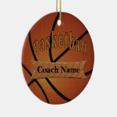 Giften voor Basketball Coach Ideeën Keramisch Ornament (Rechts)