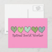 Giften voor bejaarde sociale werkers briefkaart (Voorkant / Achterkant)