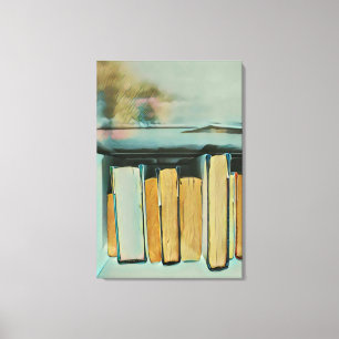 Giften voor boekliefhebbers canvas afdruk