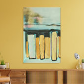 Giften voor boekliefhebbers canvas afdruk (Insitu (Woonkamer))