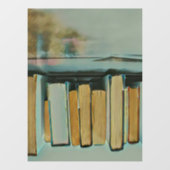 Giften voor boekliefhebbers raamsticker (Vel)