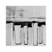 Giften voor boekliefhebbers rubberstempel (Afrduk)