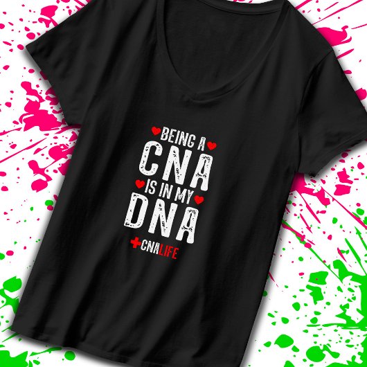 Giften voor CNA - CNA zit in Mijn DNA T-shirt