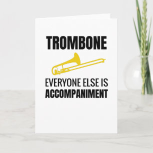 Giften voor de Speler van de Trombone  Trombonist  Kaart