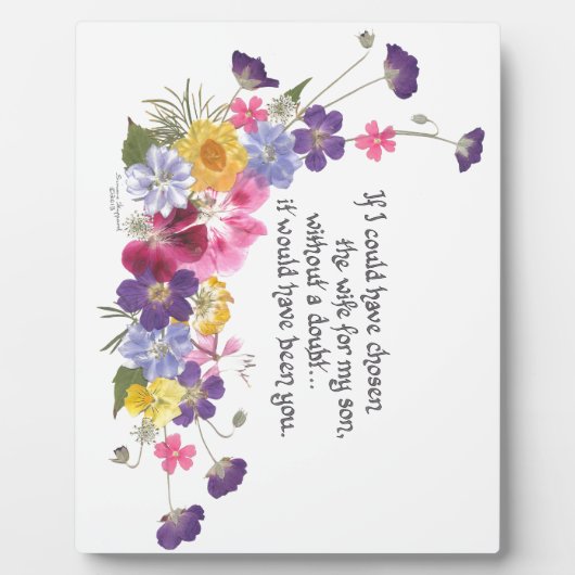 Giften voor dochter-inLaw Fotoplaat (Voorkant)