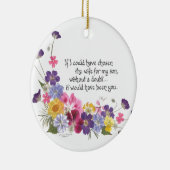 Giften voor dochter-inLaw Keramisch Ornament (Rechts)