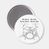 Giften voor Drummers, muzikanten en dansers Magneet (Voorkant / Achterkant)