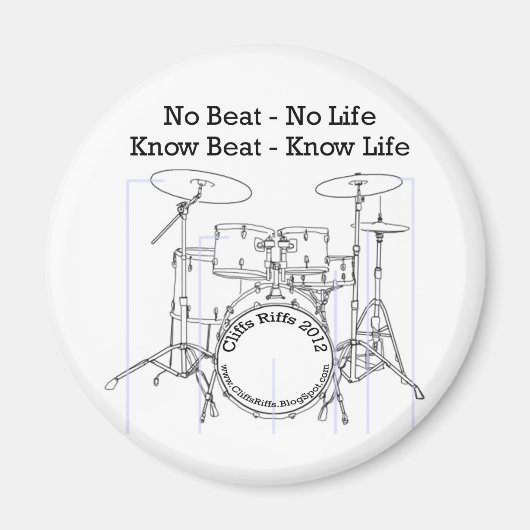 Giften voor Drummers, muzikanten en dansers Magneet (Voorkant)