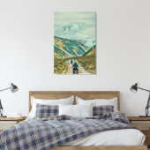 Giften voor een motorrijder canvas afdruk (Insitu (Slaapkamer))