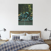 Giften voor een motorrijder canvas afdruk (Insitu (Slaapkamer))