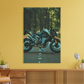 Giften voor een motorrijder canvas afdruk (Insitu (Woonkamer))