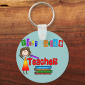 Giften voor eerste graad leraar sleutelhanger (Voorkant)