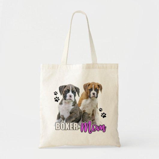 Giften voor eigenaars van Boxer Dog - Boxer Puppy Tote Bag (Voorkant)