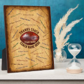 Giften voor Footballs touringcars, Football Coach  Fotoplaat (Zijkant)