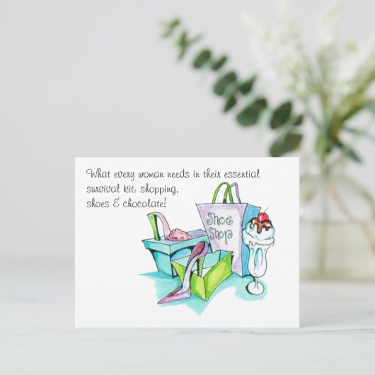 Giften voor hoe je winkel kunt kopen briefkaart (Staand voorkant)