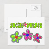 Giften voor maatschappelijk werkers briefkaart (Voorkant / Achterkant)
