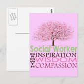 Giften voor maatschappelijk werkers briefkaart (Voorkant / Achterkant)