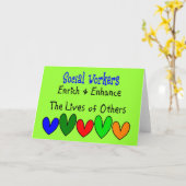 Giften voor maatschappelijk werkers kaart (Gele Bloem)