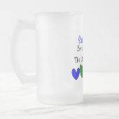 Giften voor maatschappelijk werkers matglas bierpul (Links)