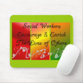 Giften voor maatschappelijk werkers muismat (Met muis)