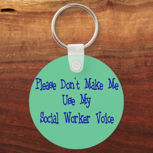 Giften voor maatschappelijk werkers sleutelhanger (Voorkant)