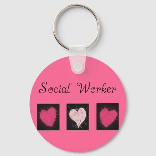 Giften voor maatschappelijk werkers sleutelhanger (Voorkant)