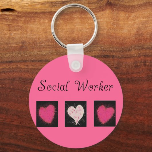 Giften voor maatschappelijk werkers sleutelhanger (Voorkant)