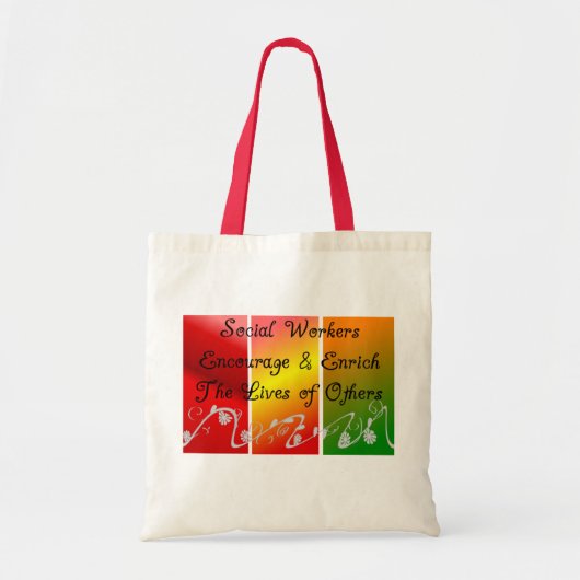 Giften voor maatschappelijk werkers tote bag (Voorkant)