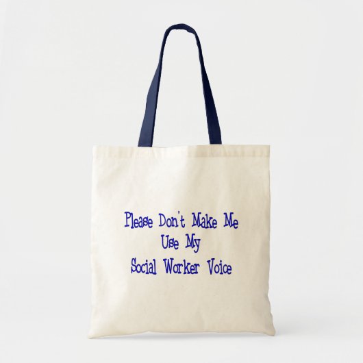 Giften voor maatschappelijk werkers tote bag (Voorkant)