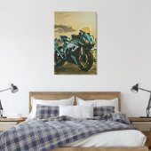 Giften voor motorrijders canvas afdruk (Insitu (Slaapkamer))