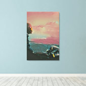 Giften voor motorrijders canvas afdruk (Insitu (Houten vloer))