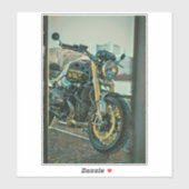 Giften voor motorrijders sticker (Vel)