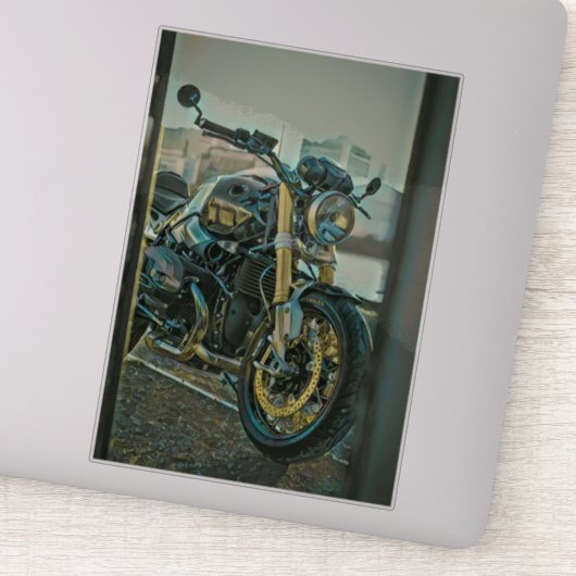 Giften voor motorrijders sticker (Detail)