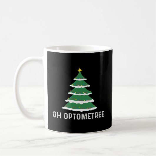 Giften voor optometristen Optometrie Oh Optometree Koffiemok (Links)
