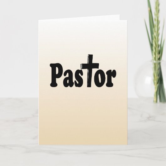 Giften voor pastor kaart (Voorkant)