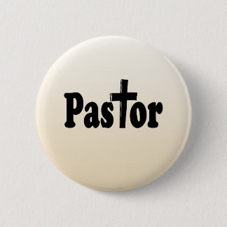 Giften voor pastor ronde button 5,7 cm