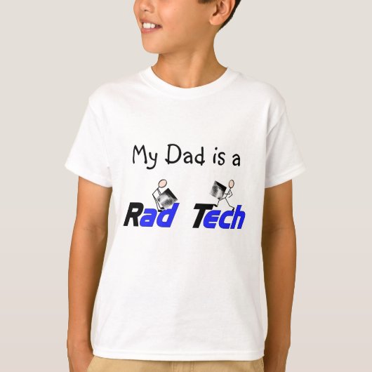 Giften voor radiologietechnicus "Rad Tech" T-shirt (Voorkant)