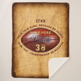 Giften voor Senior Football-spelers op de middelba Sherpa Deken