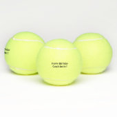 Giften voor Tennis Coaches, op maat gedrukt Tennisballen (Multi)