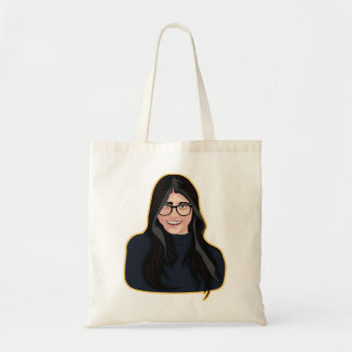Giften voor vrouwen Kunst werk van Mia Khalifa Gra Tote Bag