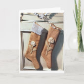 GIFTEN ZIJN GEWRAPPEN/TREE IS GEREMD MERRY CHRISTM KAART (Voorkant)