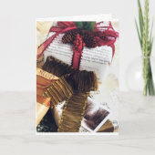 GIFTEN ZIJN GEWRAPPEN/TREE IS GEREMD MERRY CHRISTM KAART (Voorkant)