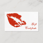 giftencertificaat voor gif kortingskaartje (Achterkant)