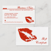 giftencertificaat voor gif kortingskaartje (Voorkant / Achterkant)