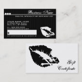 giftencertificaat voor gif kortingskaartje (Voorkant / Achterkant)