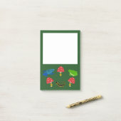 Giftig bos Halloween Post-it® Notes (Op bureau)
