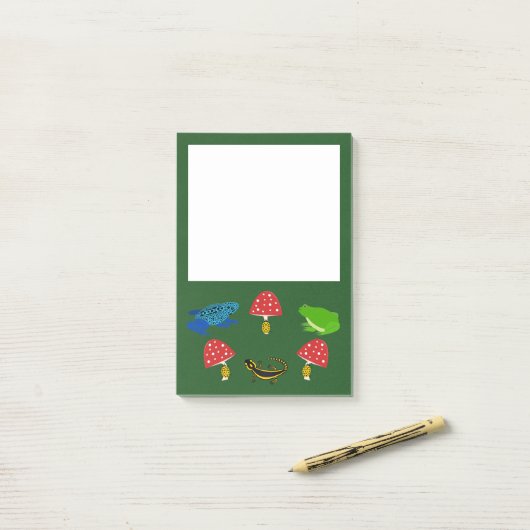 Giftig bos Halloween Post-it® Notes (Op bureau)