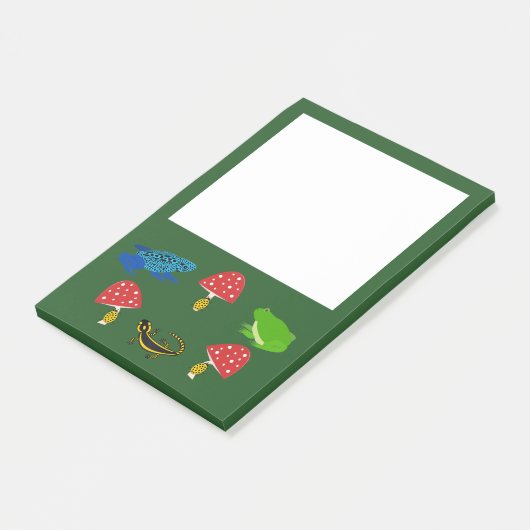 Giftig bos Halloween Post-it® Notes (Schuin)