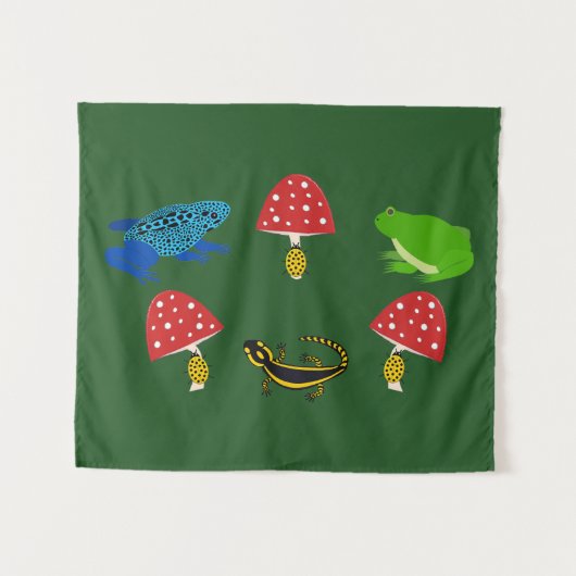 Giftig bos Halloween Wandkleed (Voorkant (horizontaal))